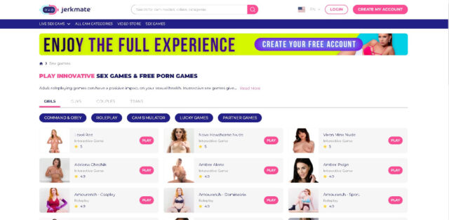 interactive porn games